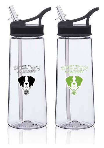 22 OZ. SPORTS WATER BOTTLE WITH STRAW